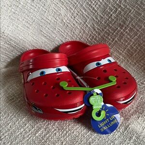 CROCS Disney Pixar Lightning McQueen Light-Up Clogs
